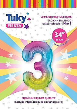 Numero 3 Pastel - 1