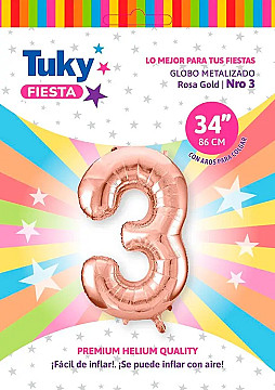 Numero 3 Rosa Gold - 1