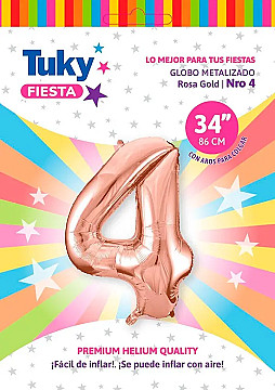 Numero 4 Rosa Gold - 1
