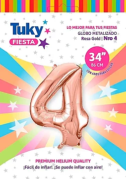 Numero 4 Rosa Gold - 1