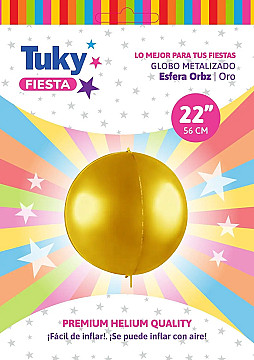 Esfera 4D Oro - 1