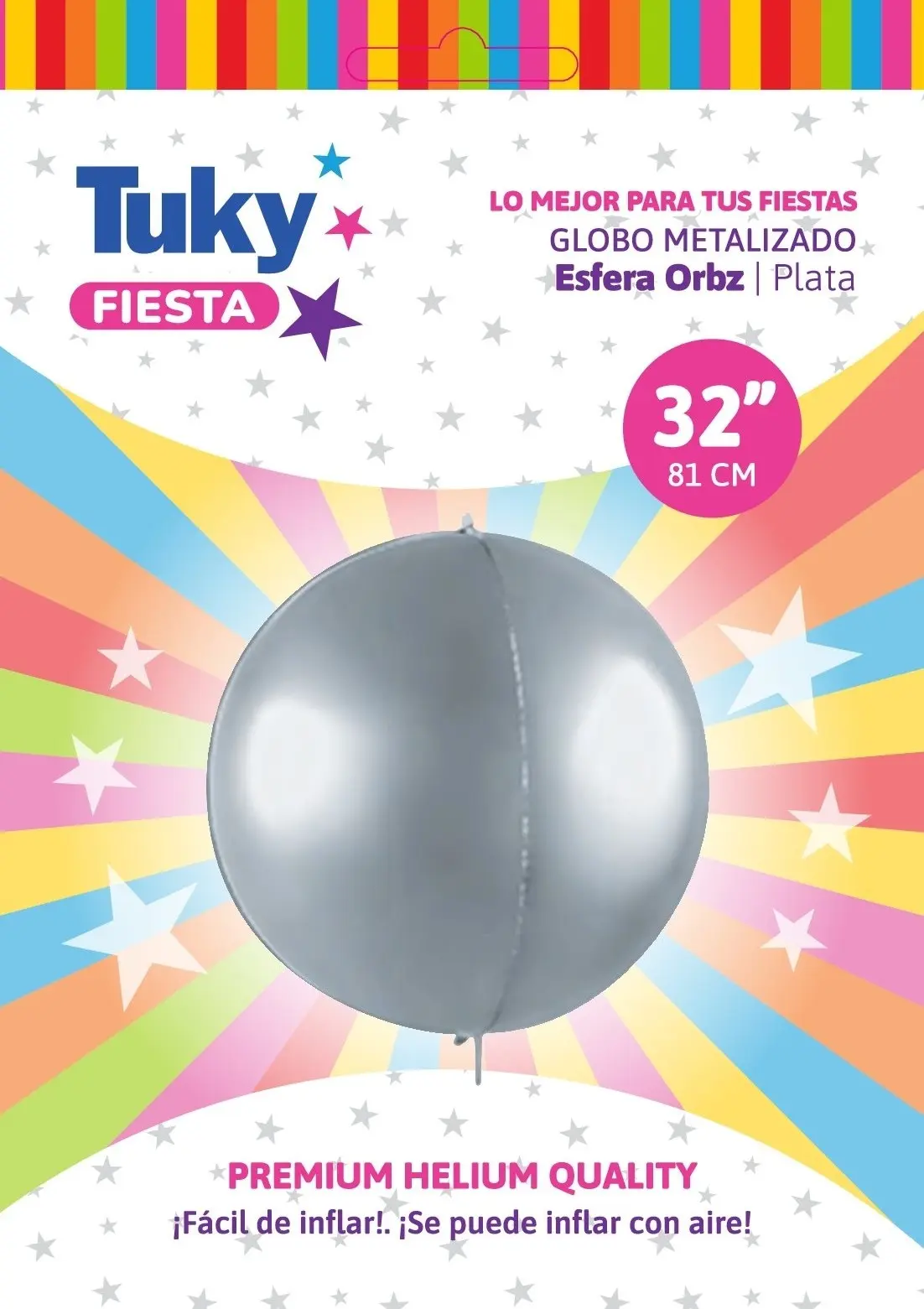 Esfera 4D Plata