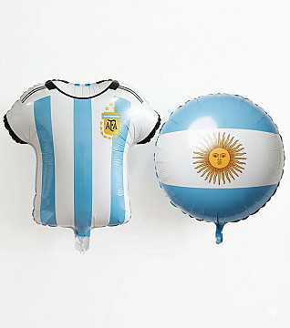 Globo Metalizado 18" Argentina - 1