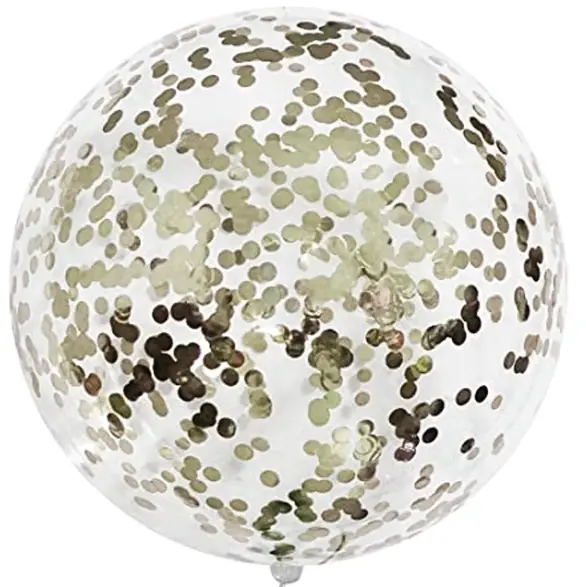 Set Burbuja Confetti Plata