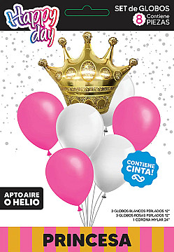 Cortina De Globos Princesa - 1