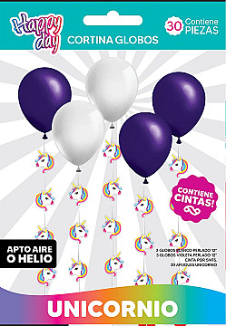Cortina De Globos Unicornio - 1