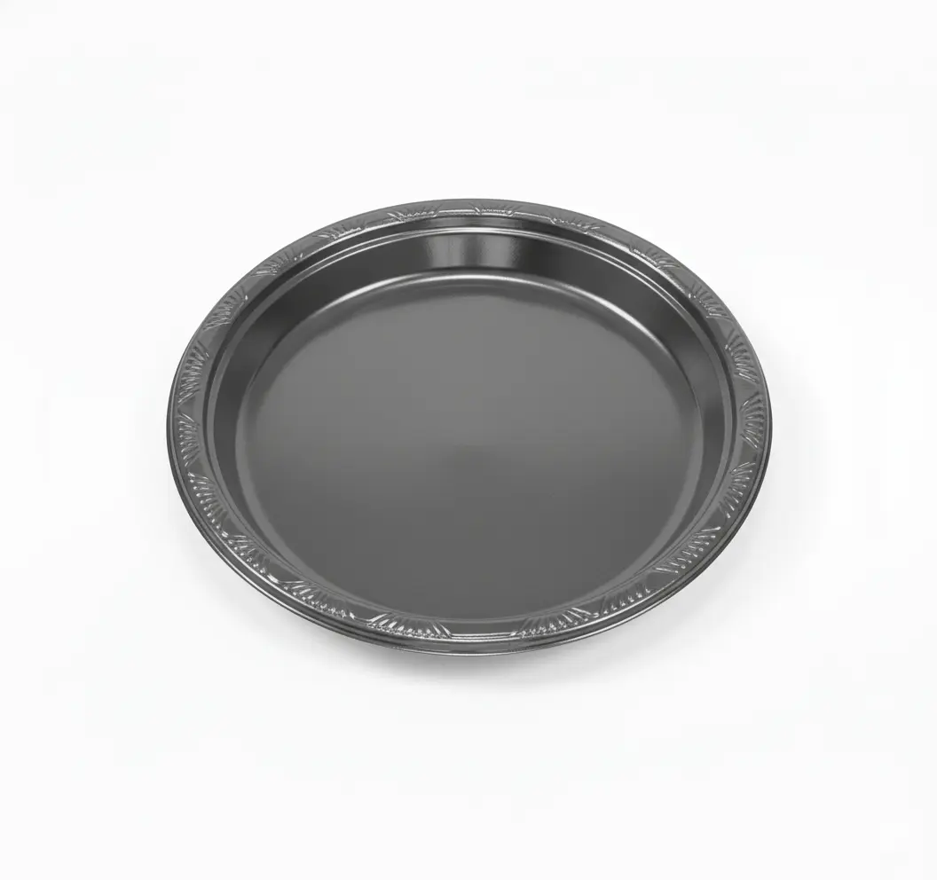 Plato Reutilizable 18 cm Plata (Bulto x 18 Pack)
