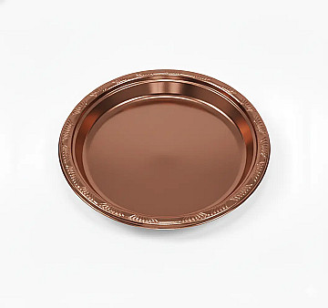 Plato Reutilizable 18 cm Rosa Gold (Bulto x 18 Pack) - 1