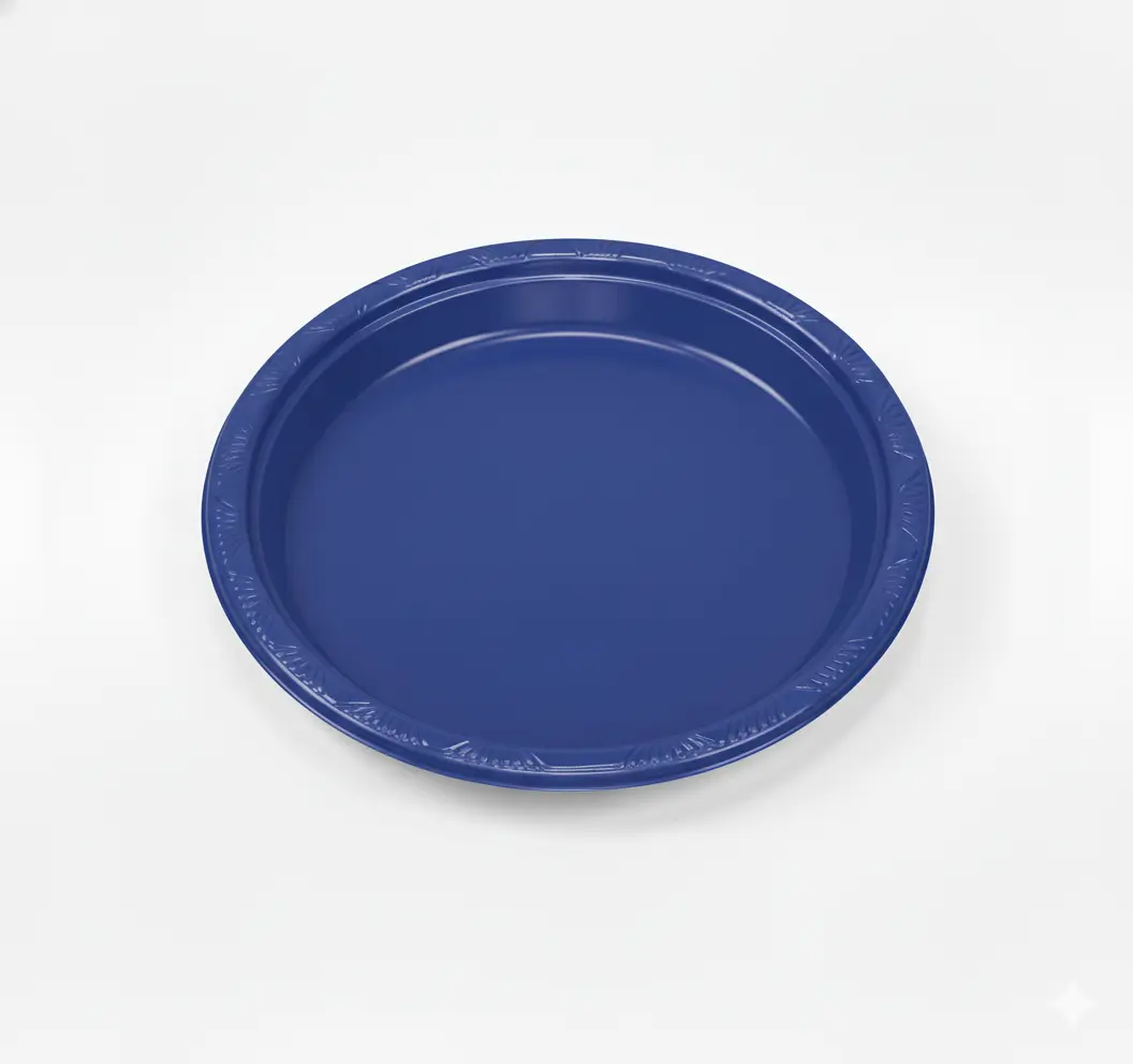 Plato Reutilizable 18 cm Azul (Bulto x 18 Pack)