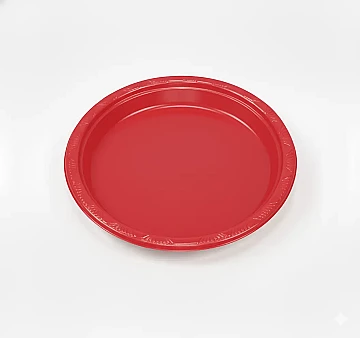 Plato Reutilizable 18 cm Rojo (Bulto x 18 Pack) - 1