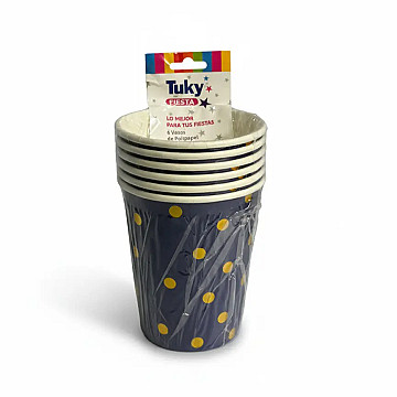 Vaso Polipapel Azul (Bulto x 24 Pack) - 1
