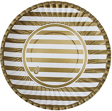 Plato Redondo Oro - 1