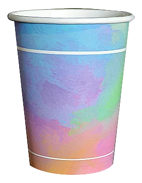 Vaso Polipapel Multicolor Pastel - 1
