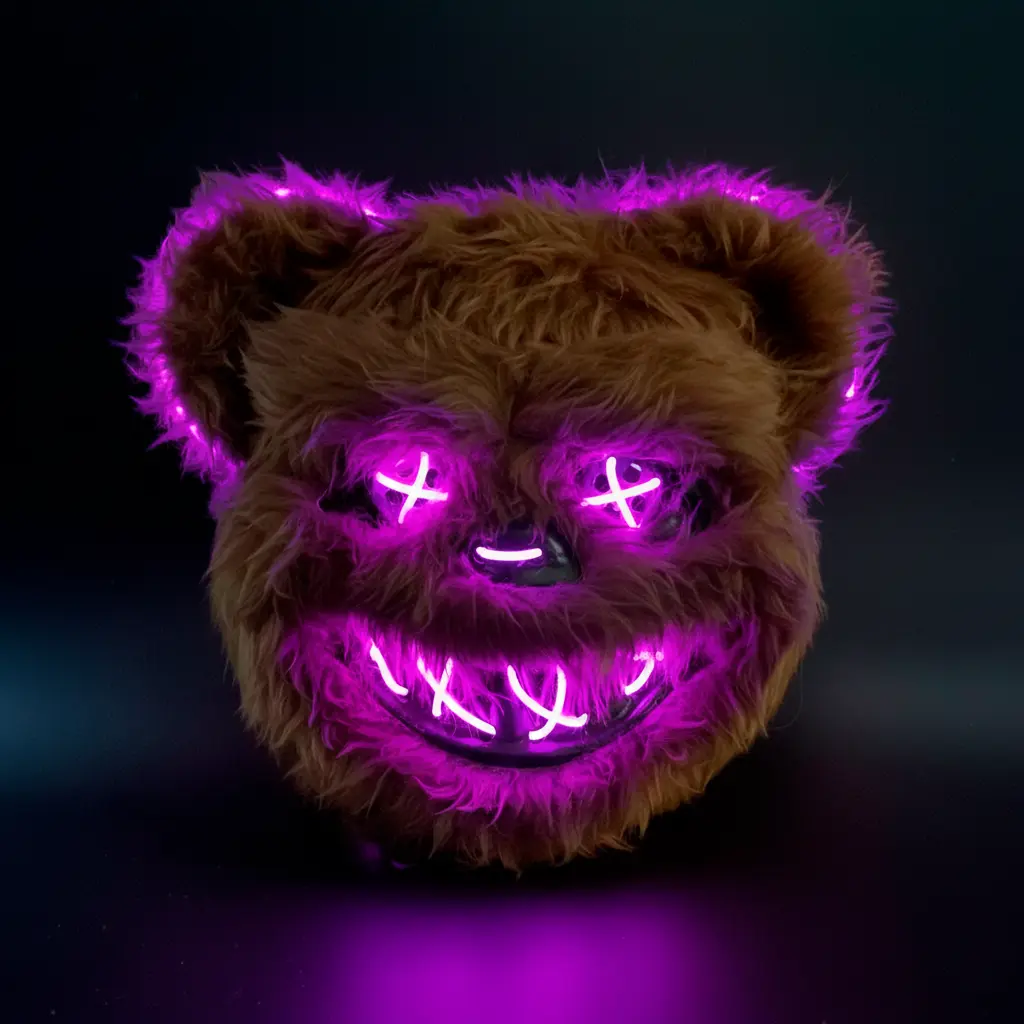 Mascara Oso Maldito Con Luz Led