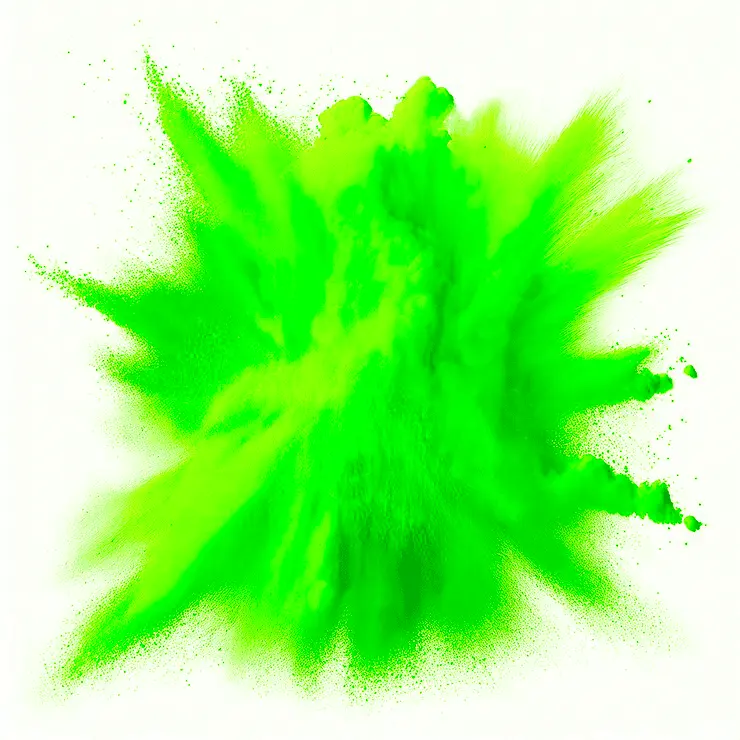 Polvos Holi Verde Lima Bolsita 50 Gr