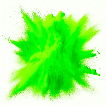 Polvos Holi Verde Lima Bolsita 50 Gr - 1