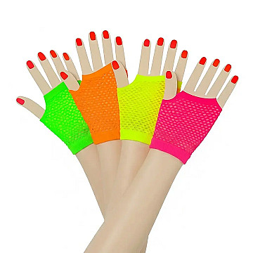 Guante Fluo Corto de Red - 1