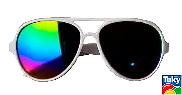 Lentes Aviador Marco Blanco - 1