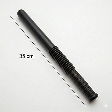 Machete de Policia Negro (37cm) x 100 Un. - 2