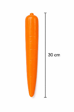 Maracas Zanahoria Grande Fluo (30 cm) x 100 Un. - 1