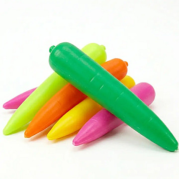 Maracas Zanahoria Grande Fluo (30 cm) x 100 Un. - 2