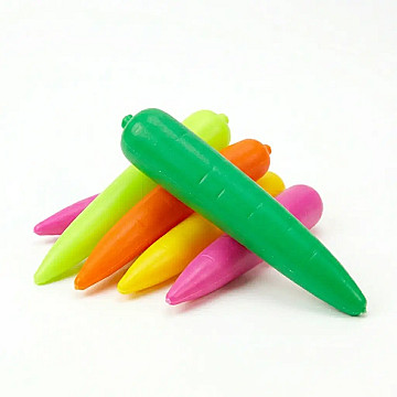 Maracas Zanahorias Fluo (17 cm) x 250 Un. - 2