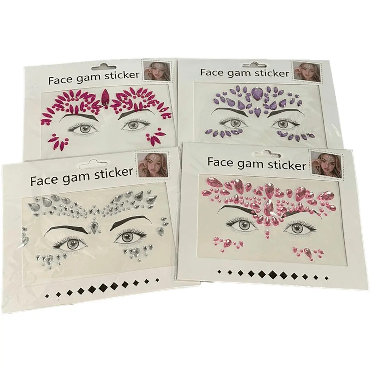 Strass para la cara