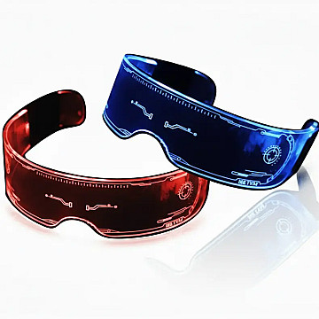 Lentes Full Led Show Robot - 1