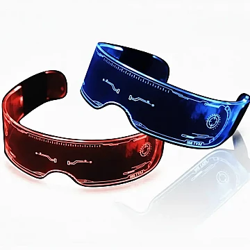 Lentes Full Led Show Robot - 1