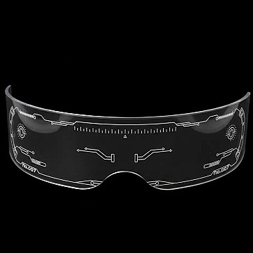 Lentes Full Led Show Robot - 3