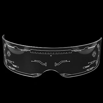 Lentes Full Led Show Robot - 3