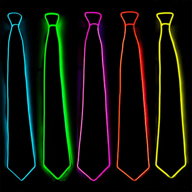 .Corbata Con Luces Led