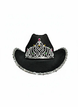 Sombrero Vaquero Con Corona y Lentejuelas - 2