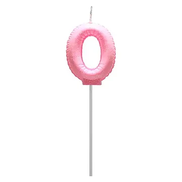 Vela Globo Gibre Pasteles Nº 0 Rosa - 2