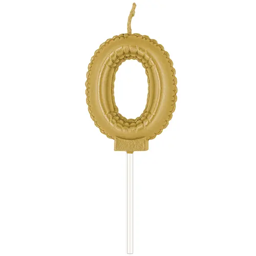 Vela Globo metalica Nº 0 Oro