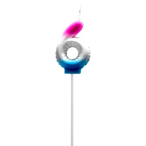 Vela Globo Metalica Nº 6 Tricolor Tuky