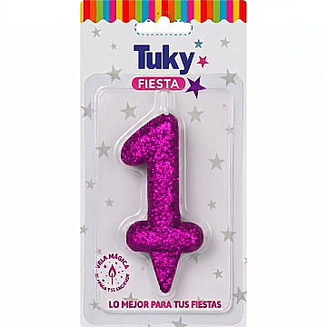 Vela Tubular Full Gibre Fucsia Nº 1. - 1