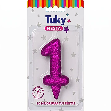 Vela Tubular Full Gibre Fucsia Nº 1. - 1