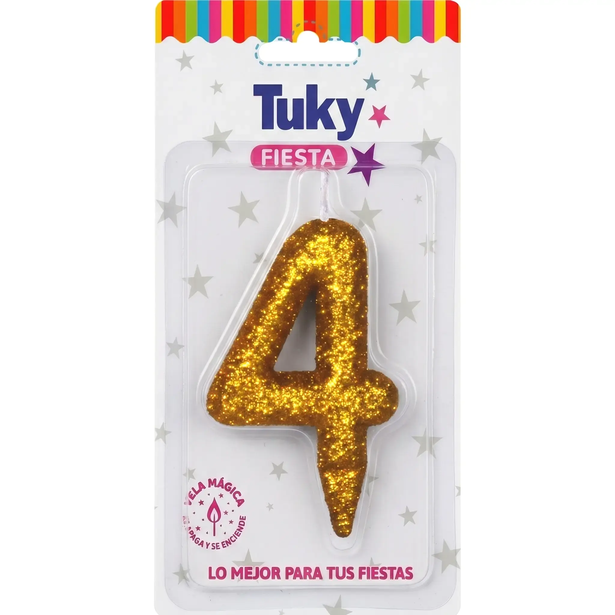 Vela Tubular Full Gibre Oro Nº 4.