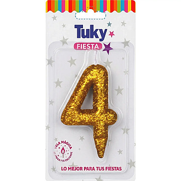Vela Tubular Full Gibre Oro Nº 4. - 1
