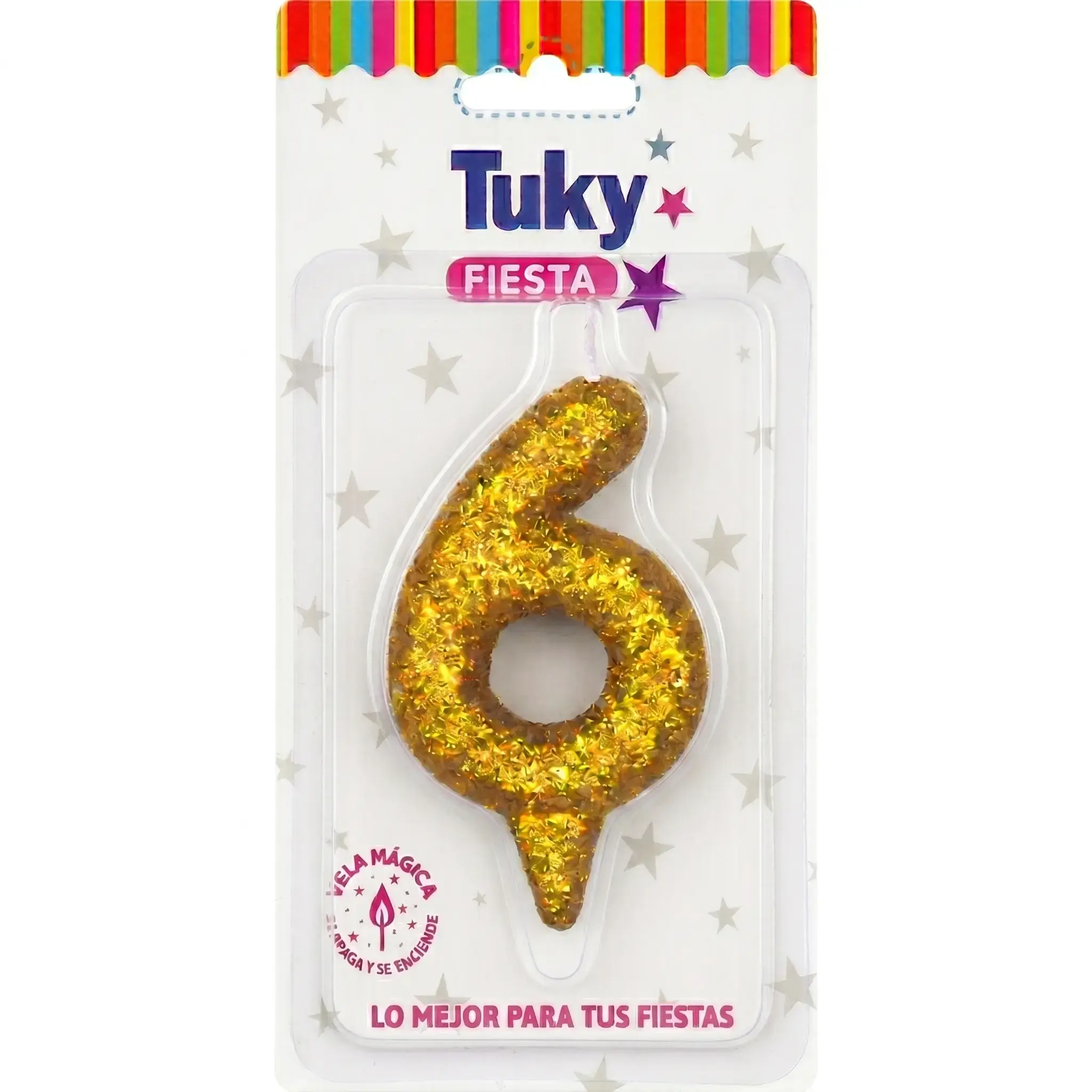 Vela Tubular Full Gibre Oro Nº 6.