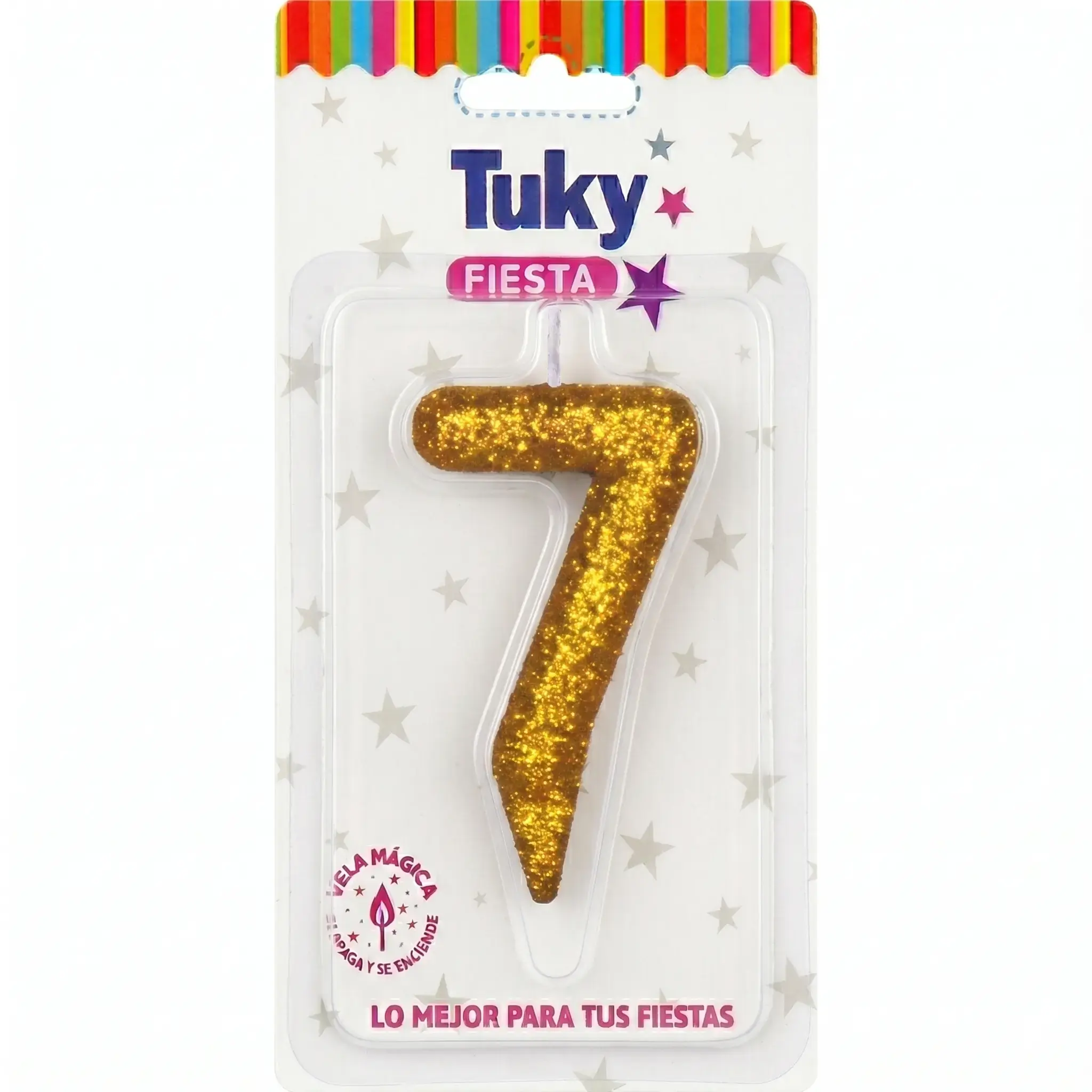 Vela Tubular Full Gibre Oro Nº 7.
