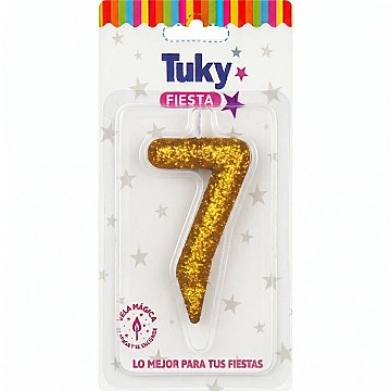 Vela Tubular Full Gibre Oro Nº 7. - 1