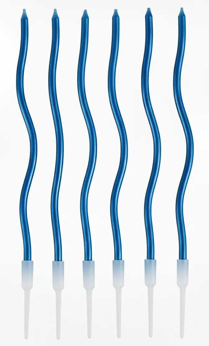 Vela Curva Finita Azul