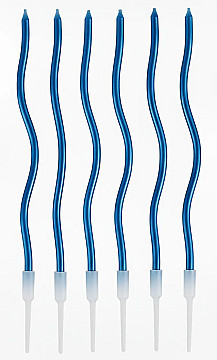 Vela Curva Finita Azul - 1