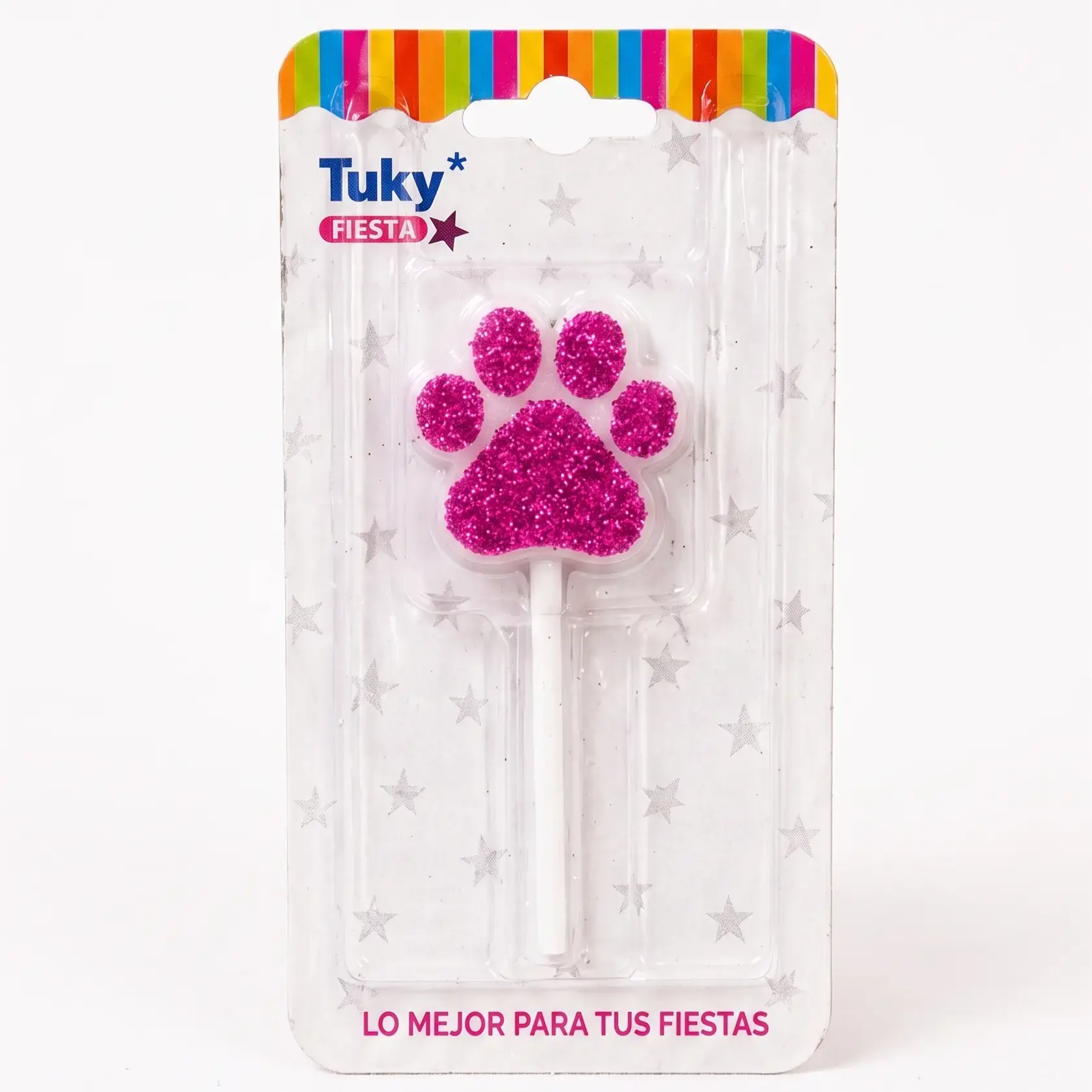 Vela Huellita Rosa