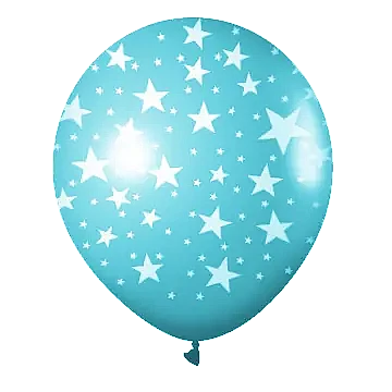 Celeste Estrellas Blancas - 1
