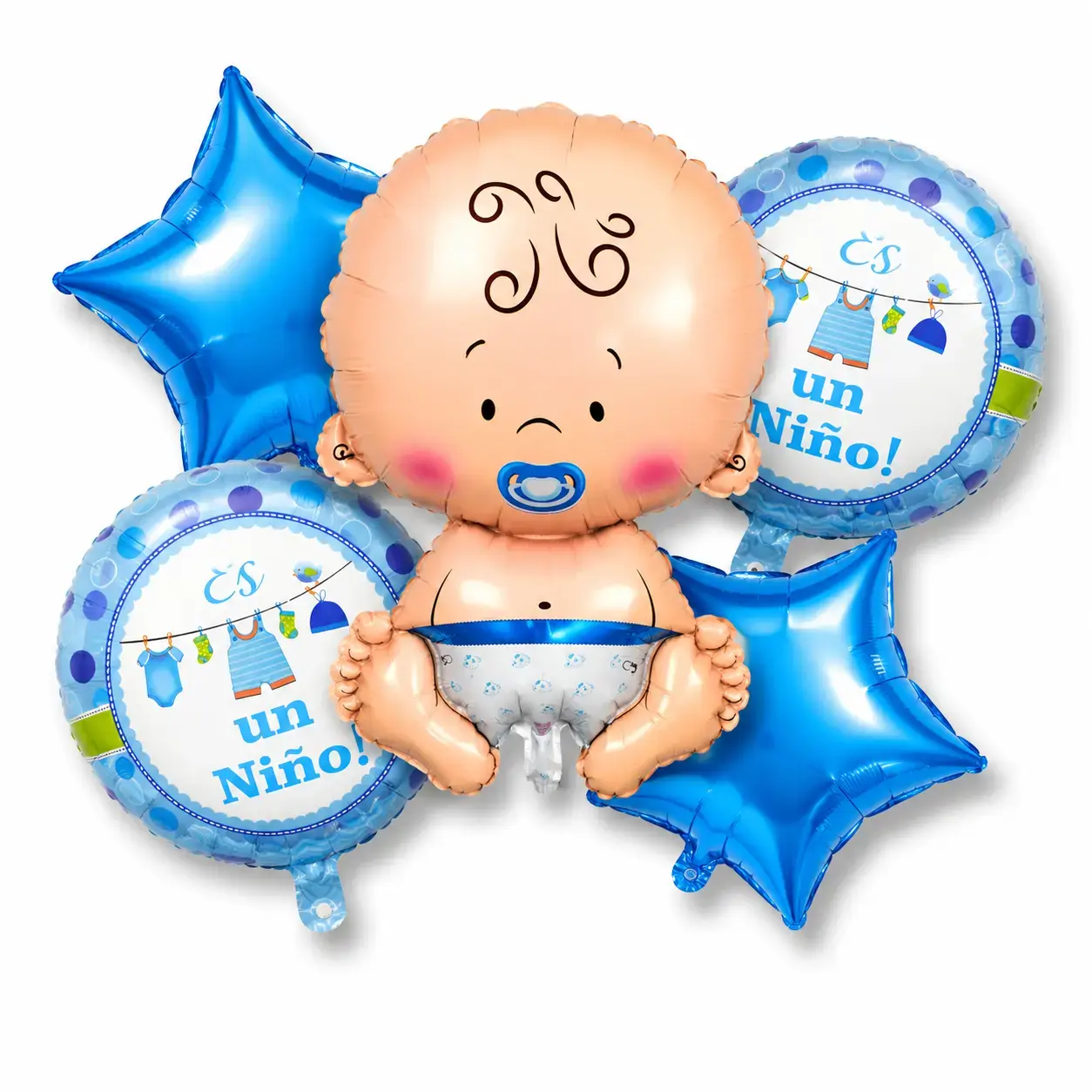 Set Es Un Niño Globos Metalizados