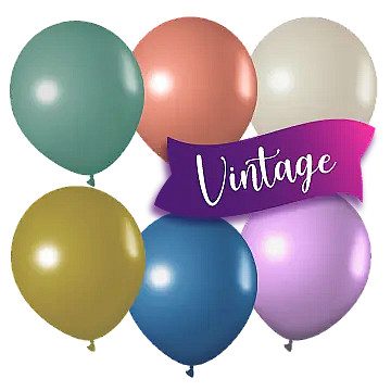 Multicolor Pastel Vintage 5" - 1