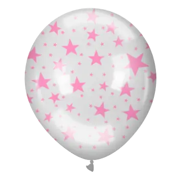 Cristal Estrellas Rosas